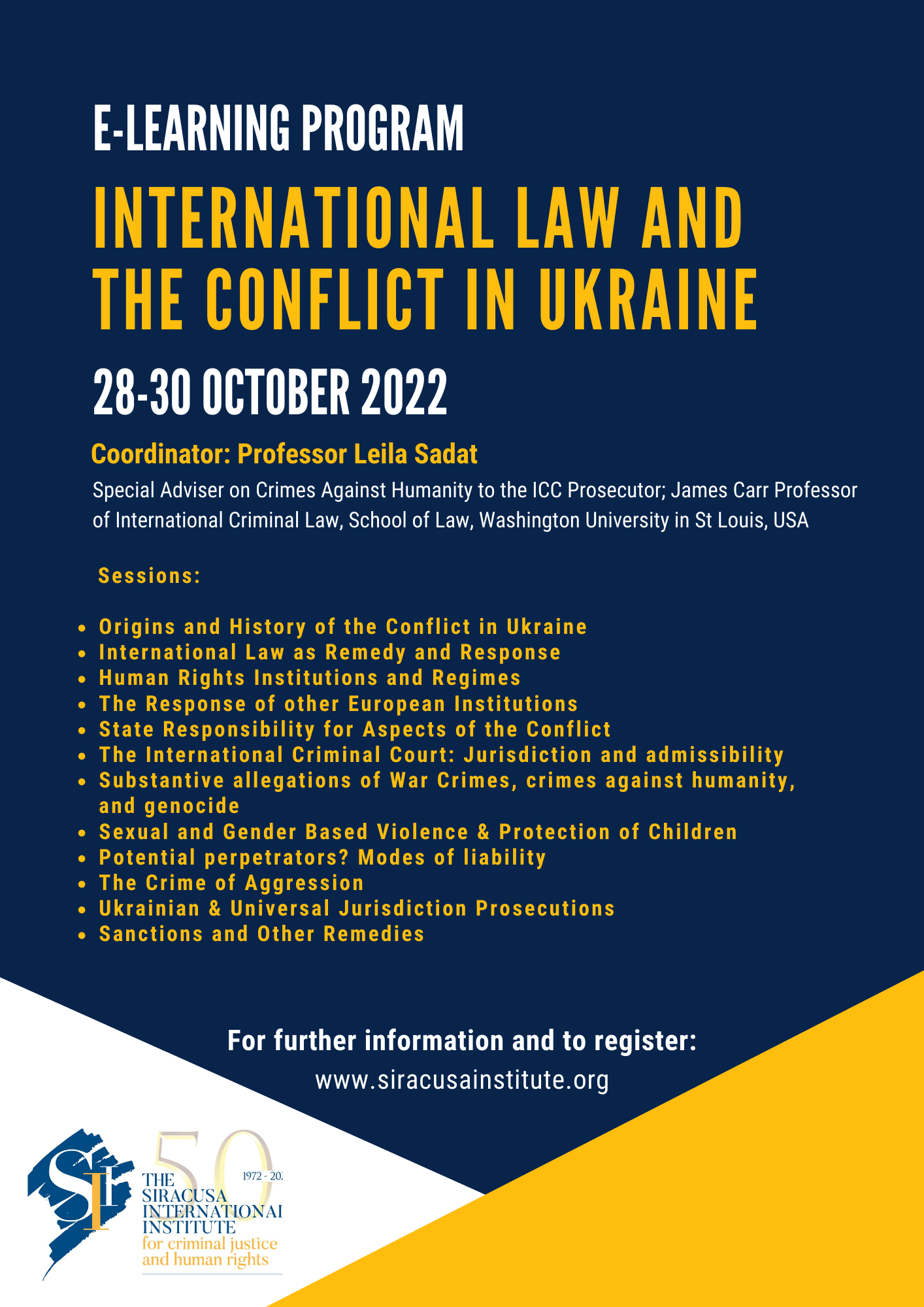 E-Learning Programme: International Law and the Conflict in Ukraine